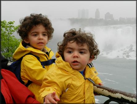 Alex at 36 months and Cris at 19 months